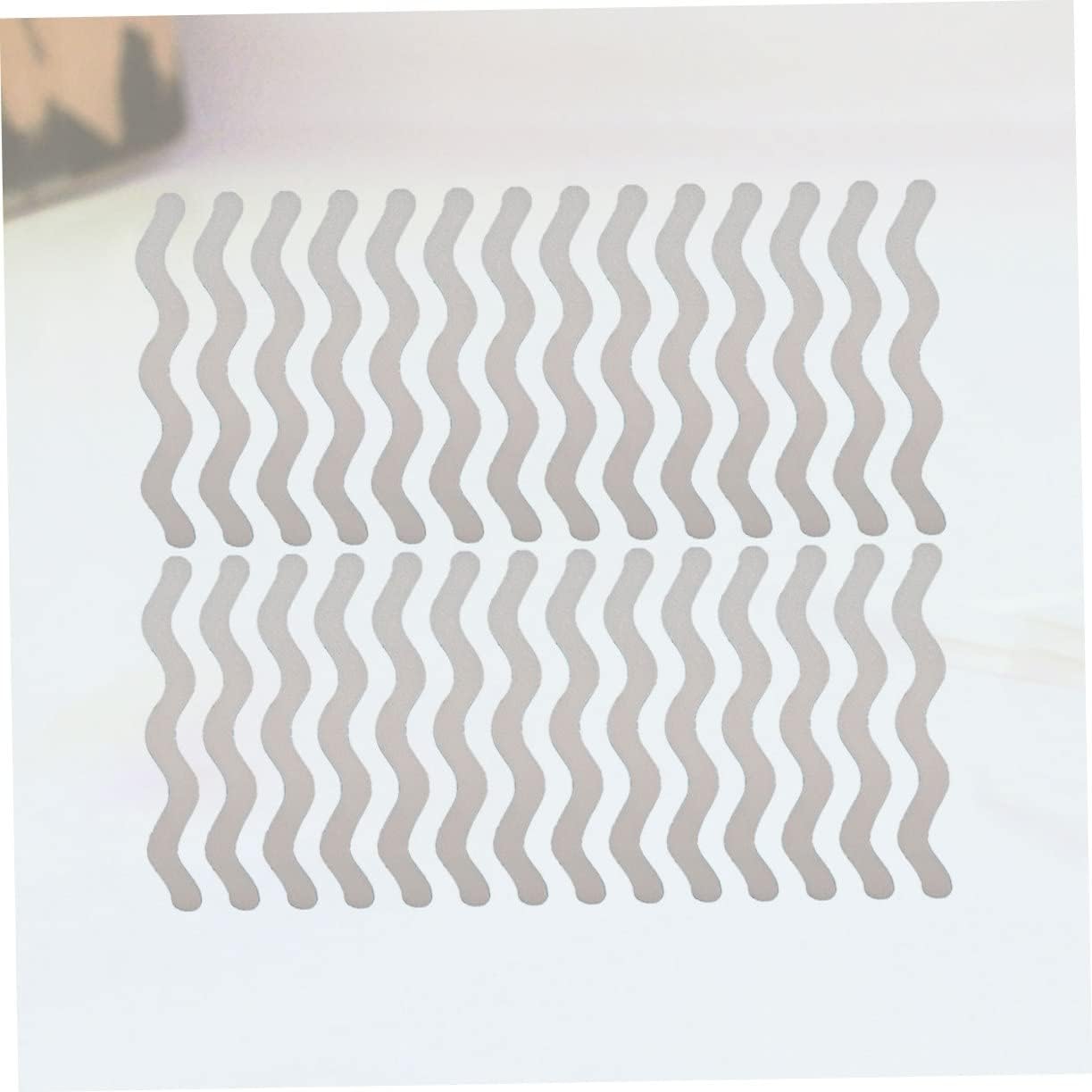 48-Piece Safety Slip S-Shape Stickers for Safe Bathtime