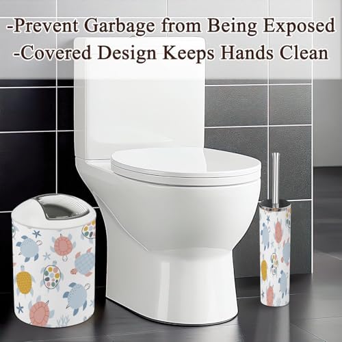 Scandinavian Style 6 Piece Bathroom Accessories Set