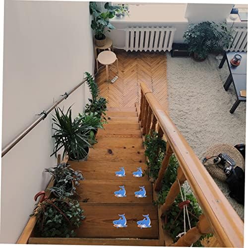 LIFKICH Shark Shape Adhesive Bathroom Sticker Set