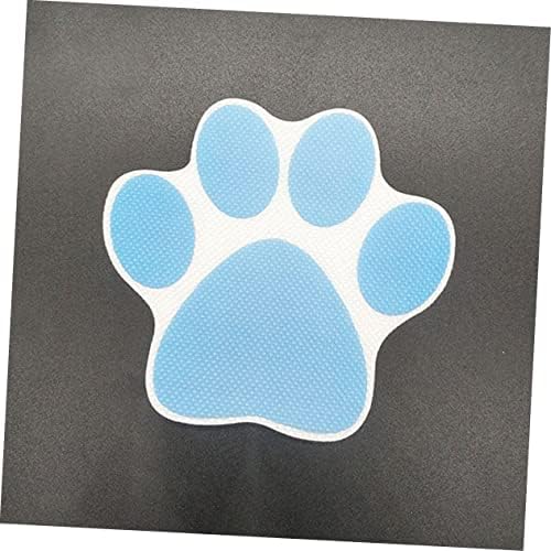 Happyyami 4-Piece Cartoon Dog Footprint Sticker Set for Bathtub Bath Safety