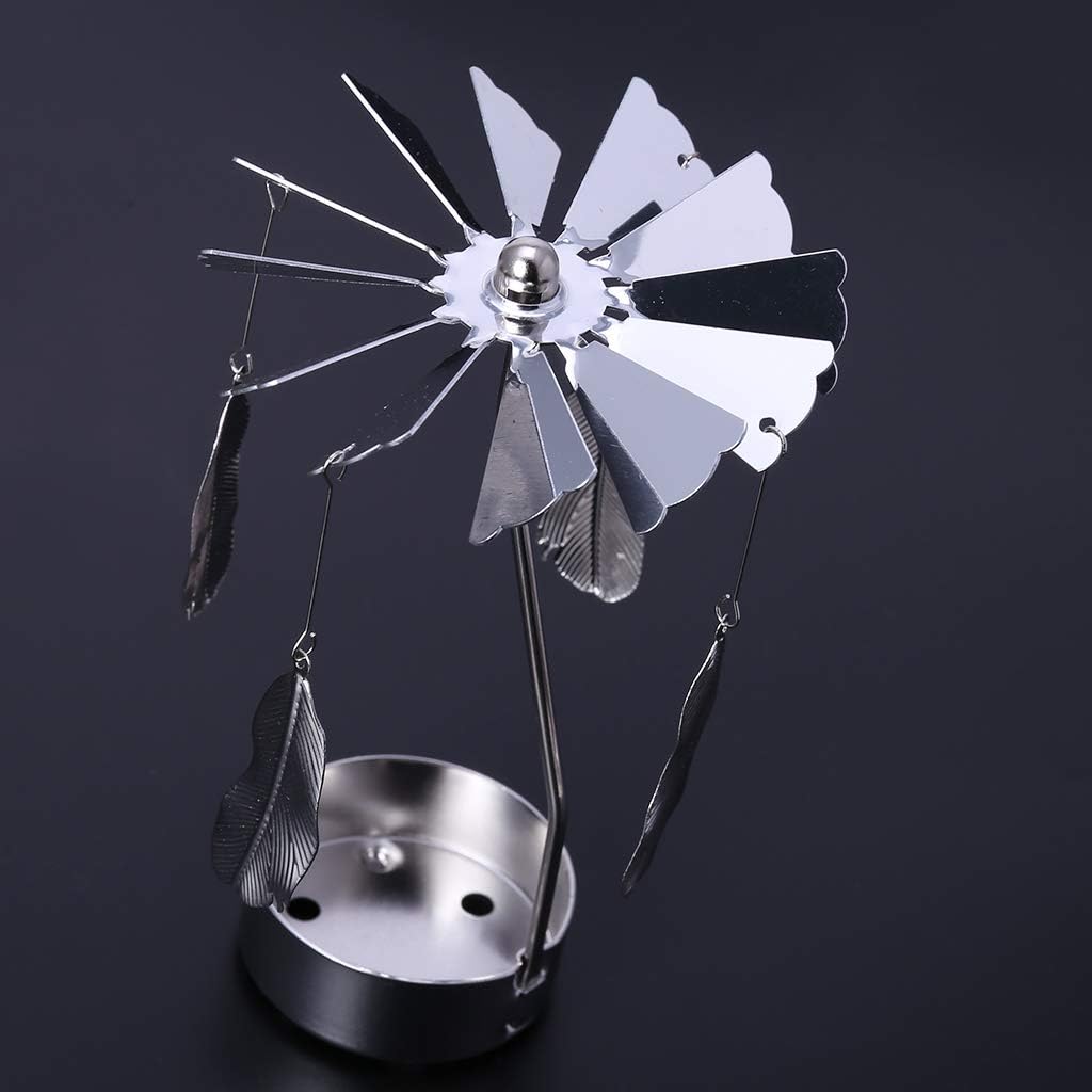 Bring Warmth with Rotating Tea Light Candle Holder