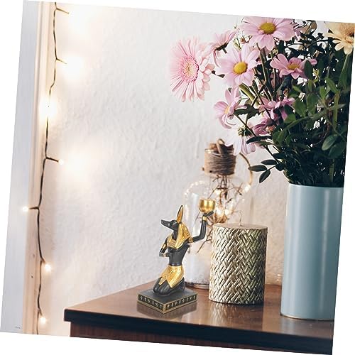 Anubis Resin Candle HolderTaper Candle Display