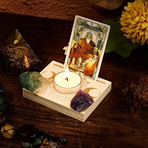 Wooden Tarot Card Stand Delta