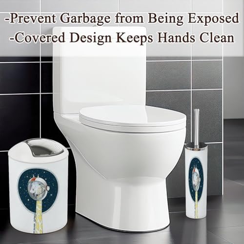 JBNJANKDAV 6-Piece Bathroom Set with Art Print Kids Accessories