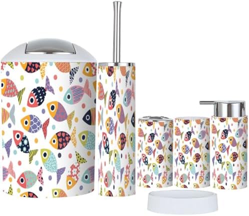 Bath 6-Piece Set - Durable Bathroom Accessories