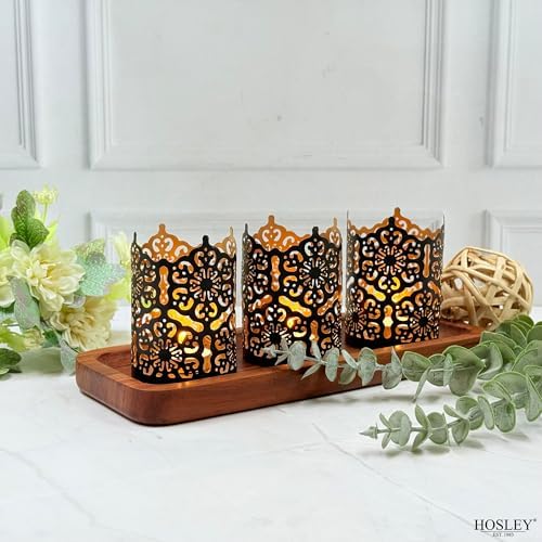 Elegant Metal Candle Holder Set