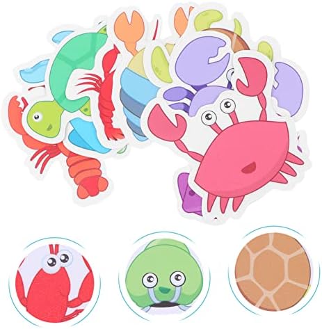 Zerodeko 10pcs Cartoon Non-Slip Shower Stickers for Bathroom