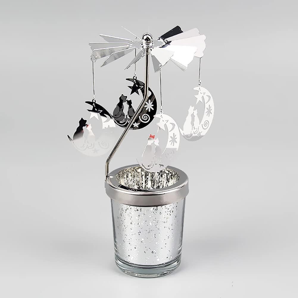 Elegant Hanging Cat Candle Holder