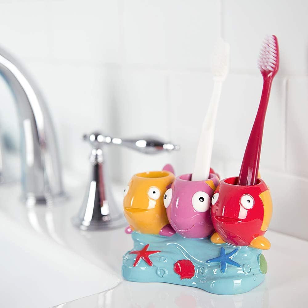 Allure Home Creation Fish Tails 4-Piece Bath Set bath essentials set