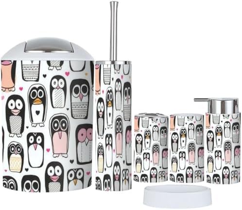 Bathroom Accessories Set for Kids 6 Pcs