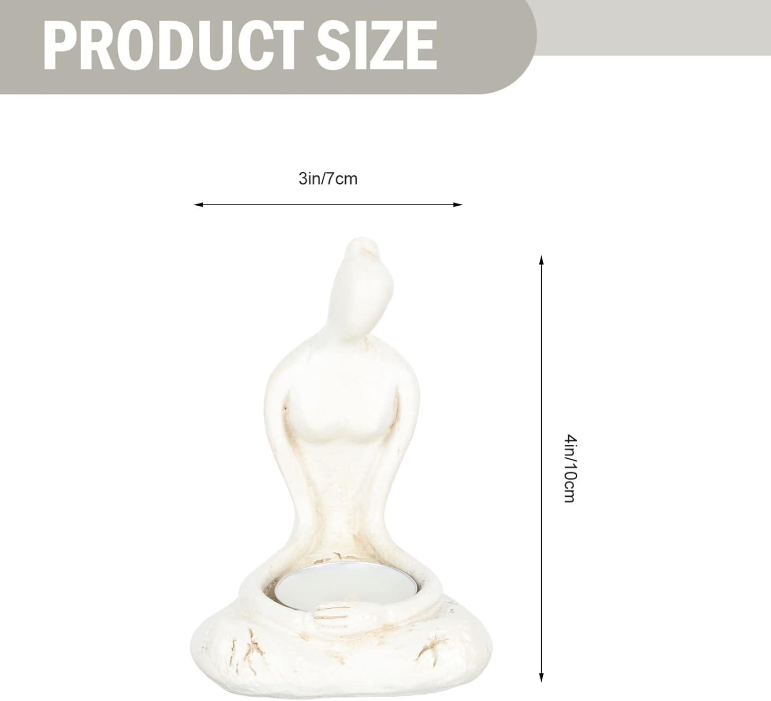 OSALADI Resin Candlestick Holder