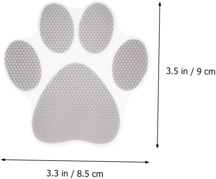 20PCS Dog Footprint Non-Slip Stickers for Bathtubs