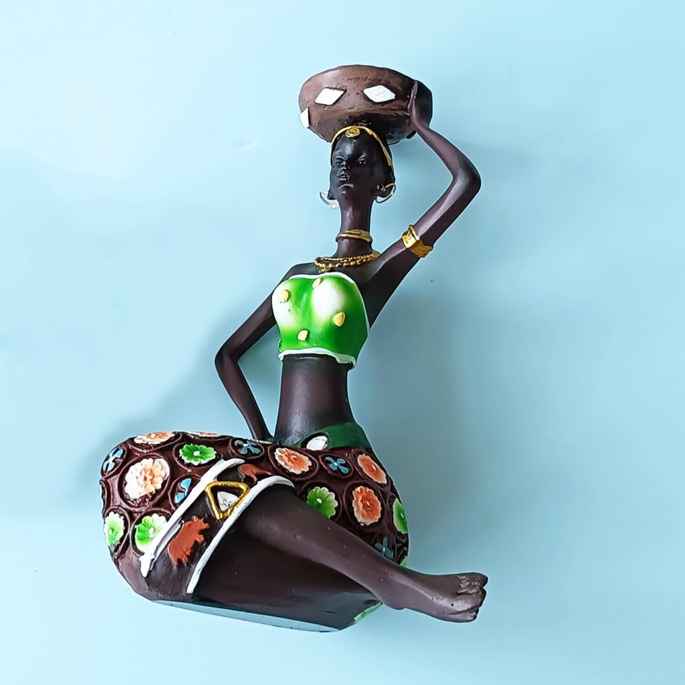 Radiant Candlestick Holder - African Black and White Design