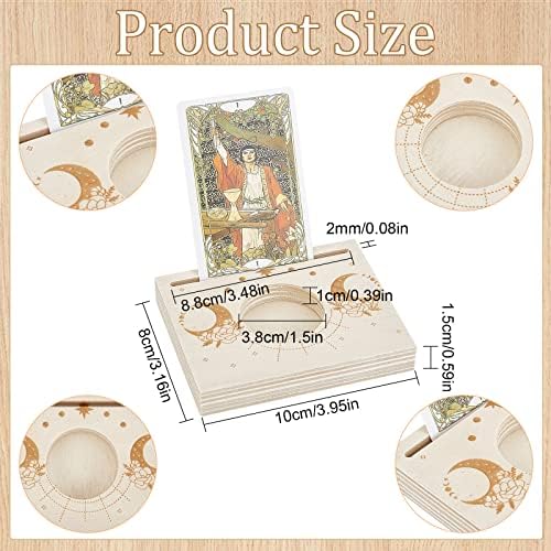 Wooden Tarot Card Stand Delta