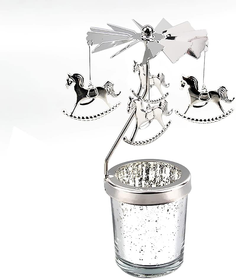 Elegant Rotating Candle Holder