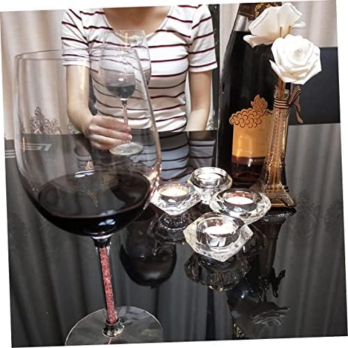 Glowing Crystal Candle Holder
