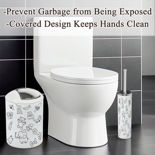 Stylish 6-Piece Bathroom Set for Kids Staff