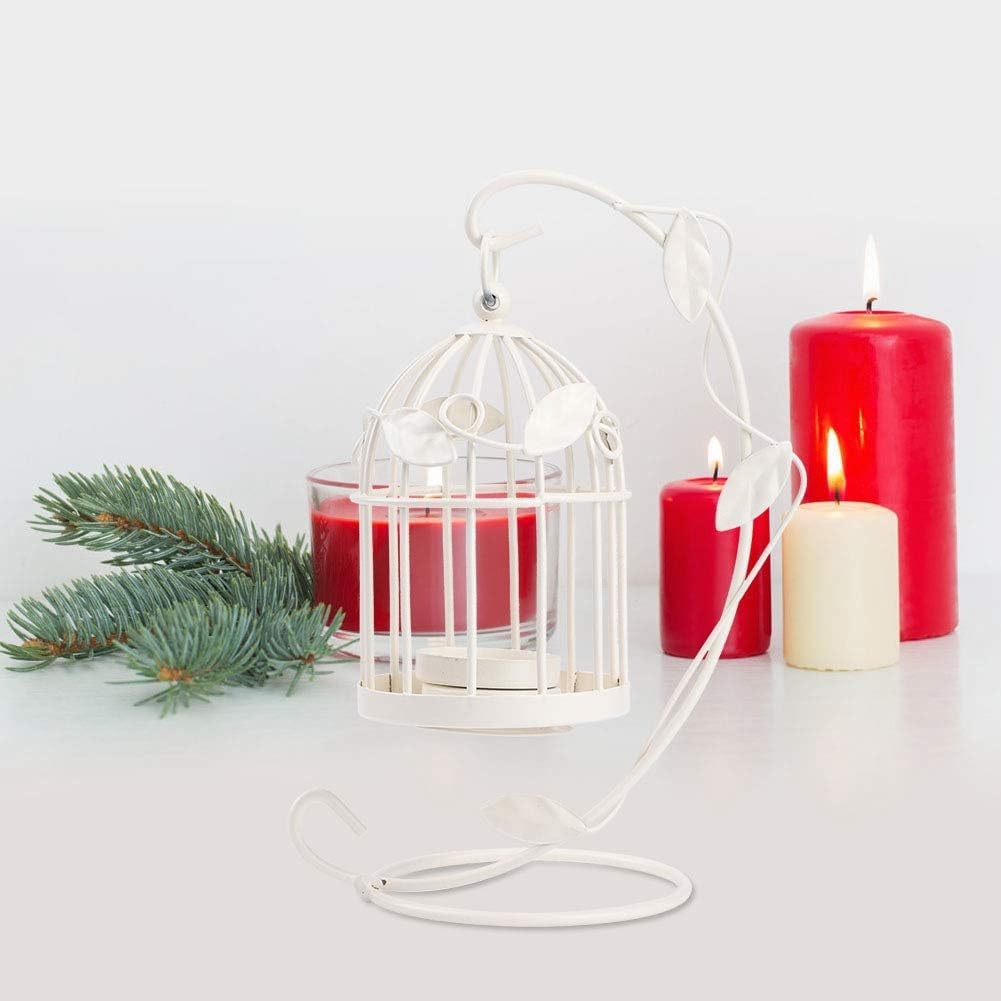 Hanging Birdcage Lantern Metal Birdcage Candle Holder for Weddings and Parties