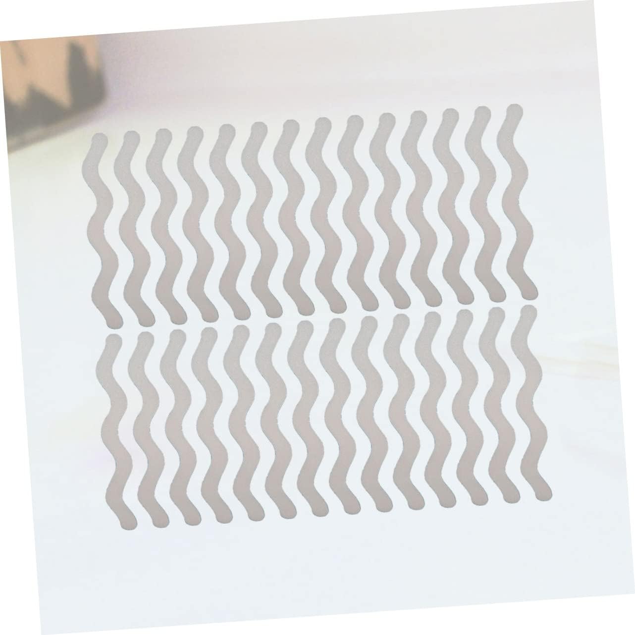 BESTYASH 48Pcs S-Shape Bath Stickers Non-Slip Floor Decals