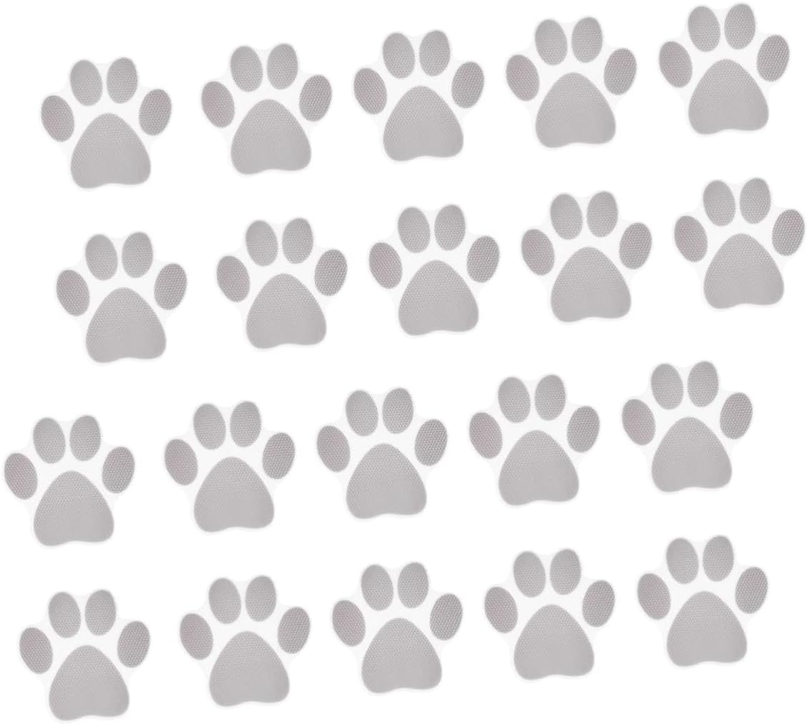 LIFKOME 20Pc Slip Dog Paw Bath Tub Decals