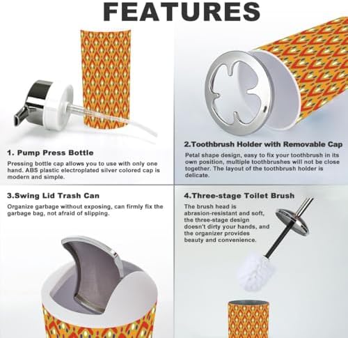 Stylish Bath Accessory Set by XNGJEMVWXO
