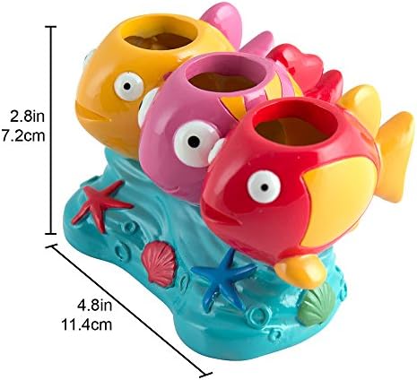 Allure Home Creation Fish Tails 4-Piece Bath Set bath essentials set