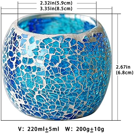 ZHAOHAI Mosaic Candle Holder