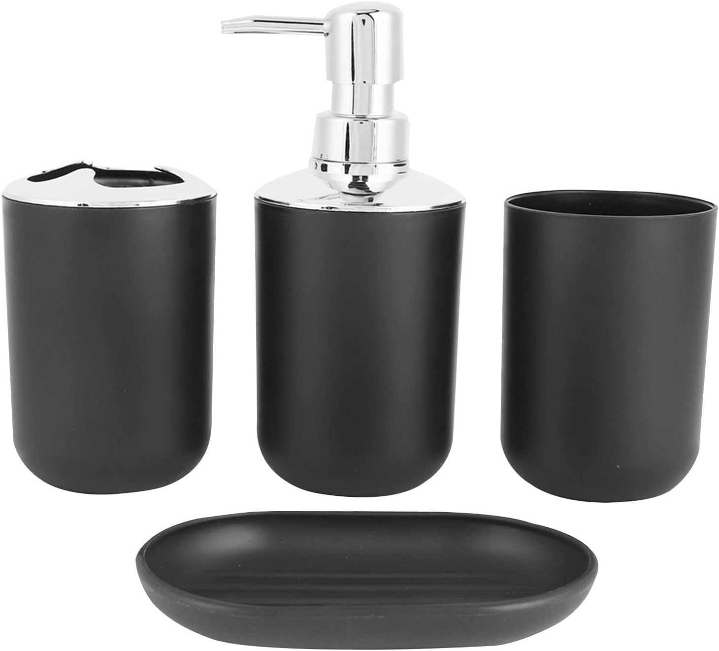 Complete 4-Piece Bathroom Accessory Set