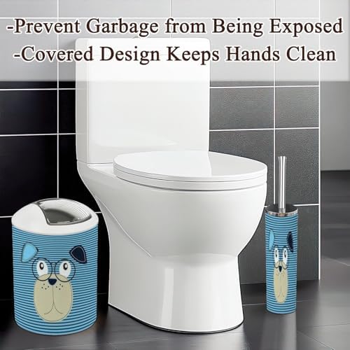 Cute Dog Head Bathroom Accessories Set for Kids