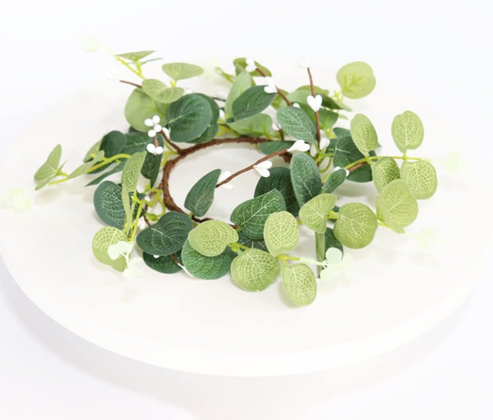 Eucalyptus Candleholder Halloween Decor Farmhouse Tabletop