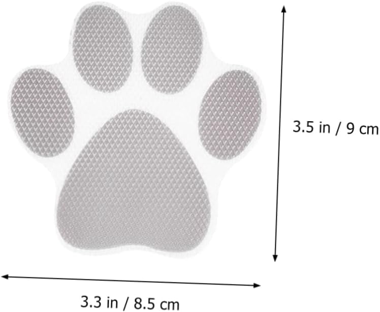 20PC Cartoon Dog Paw Sticker - Safe Fun for Bathtime in Bathtub Bathroom
