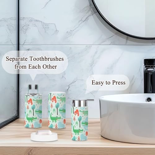 JBNJANKDAV Seamless 6-Piece Bathroom Accessories Set
