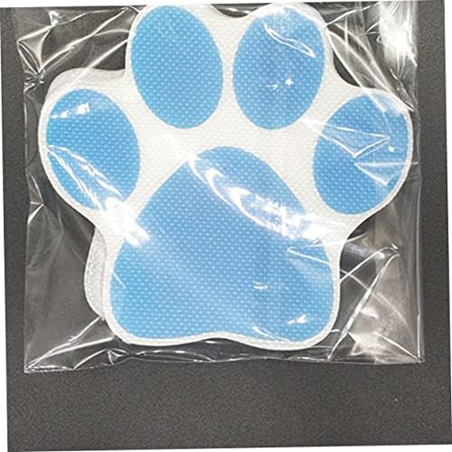 Happyyami 4-Piece Cartoon Dog Footprint Sticker Set for Bathtub Bath Safety