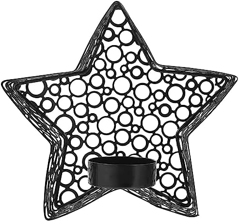 Three Star-Cut Candle Holders with Modern Aesthetics