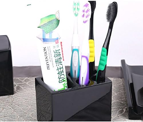 Modern Design Resin 5-Piece Bathroom Accessory Set