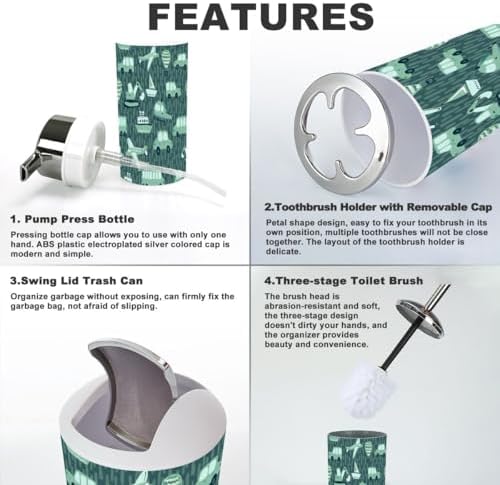 Cute Kids Bathroom Set - Airplane Car Patterns
