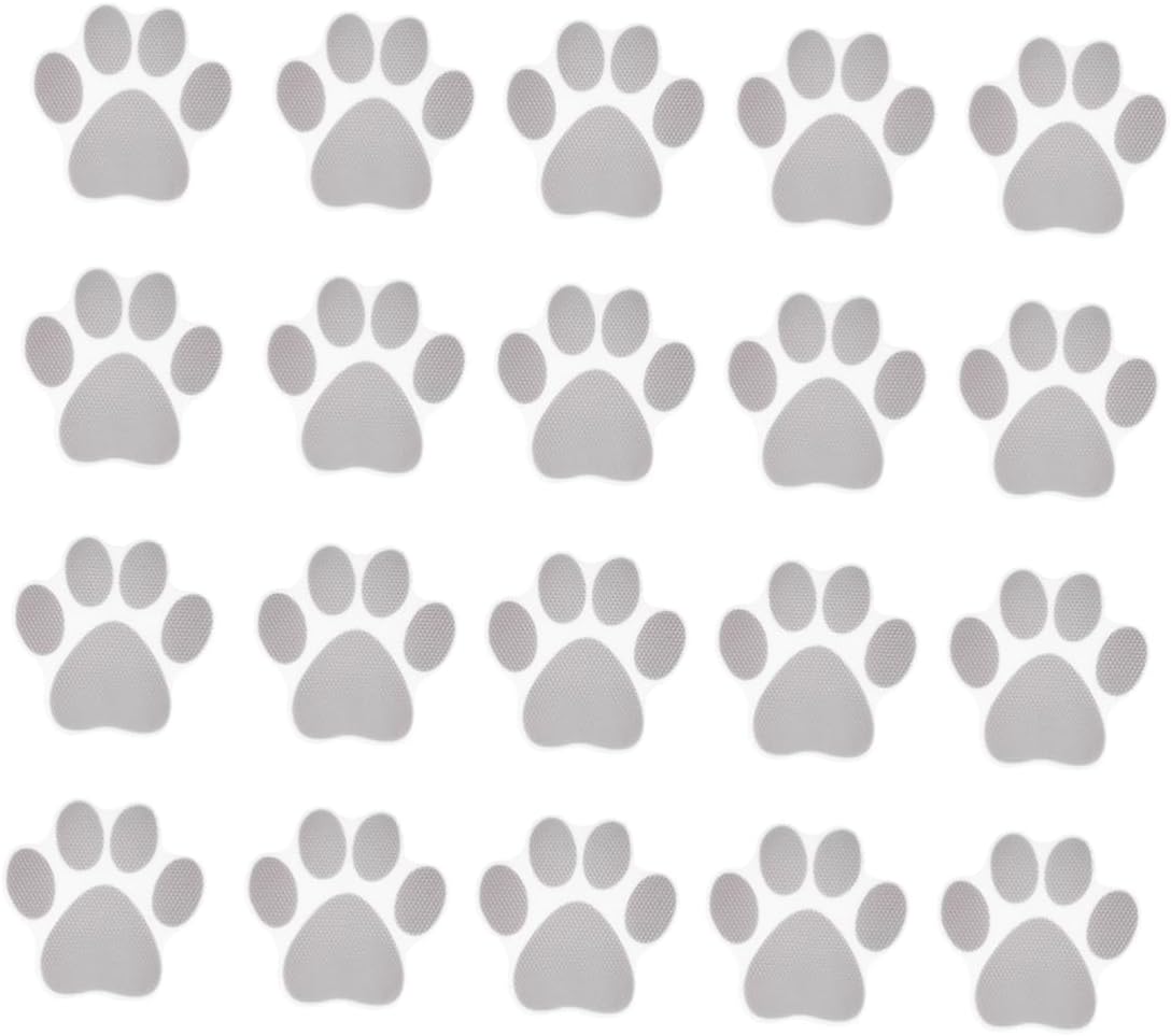 LIFKOME 20Pcs Cartoon Dog Paw Bathtub Stickers