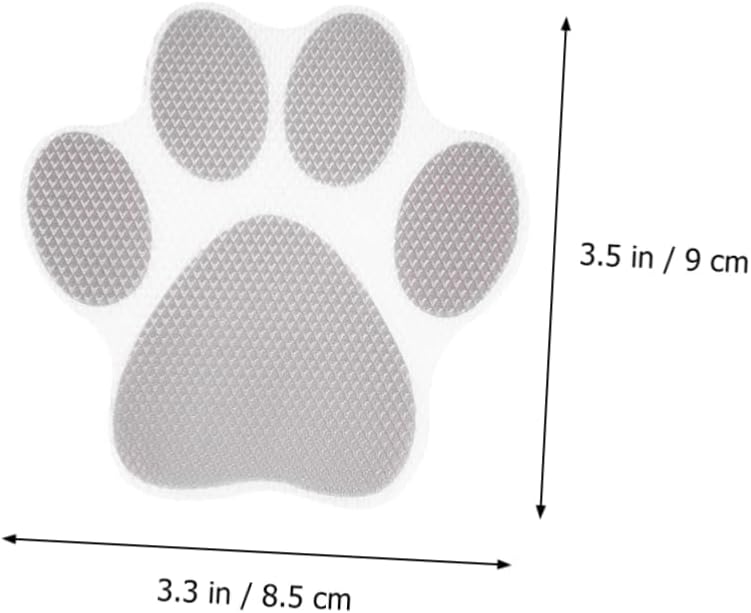 Safe Bath Slip Resistant Dog Footprint Sticker Set for Kids