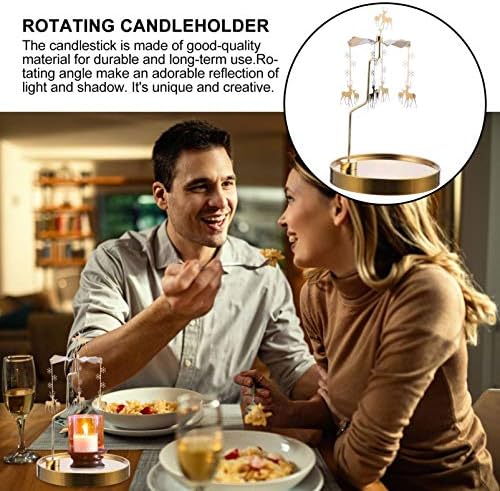 Beaupretty Metal Tealight Candle Spinner