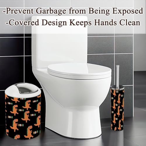 6-Piece Bathroom Set Dinosaur Pattern