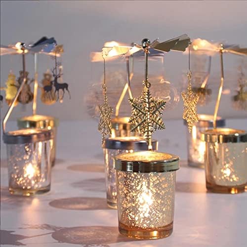 Elegant Rotating Candle Holder