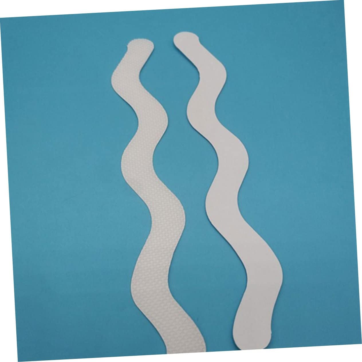 Healify 48Pcs Slip-Resistant S-Shaped Bath Stickers Non-Slip in Bathroom