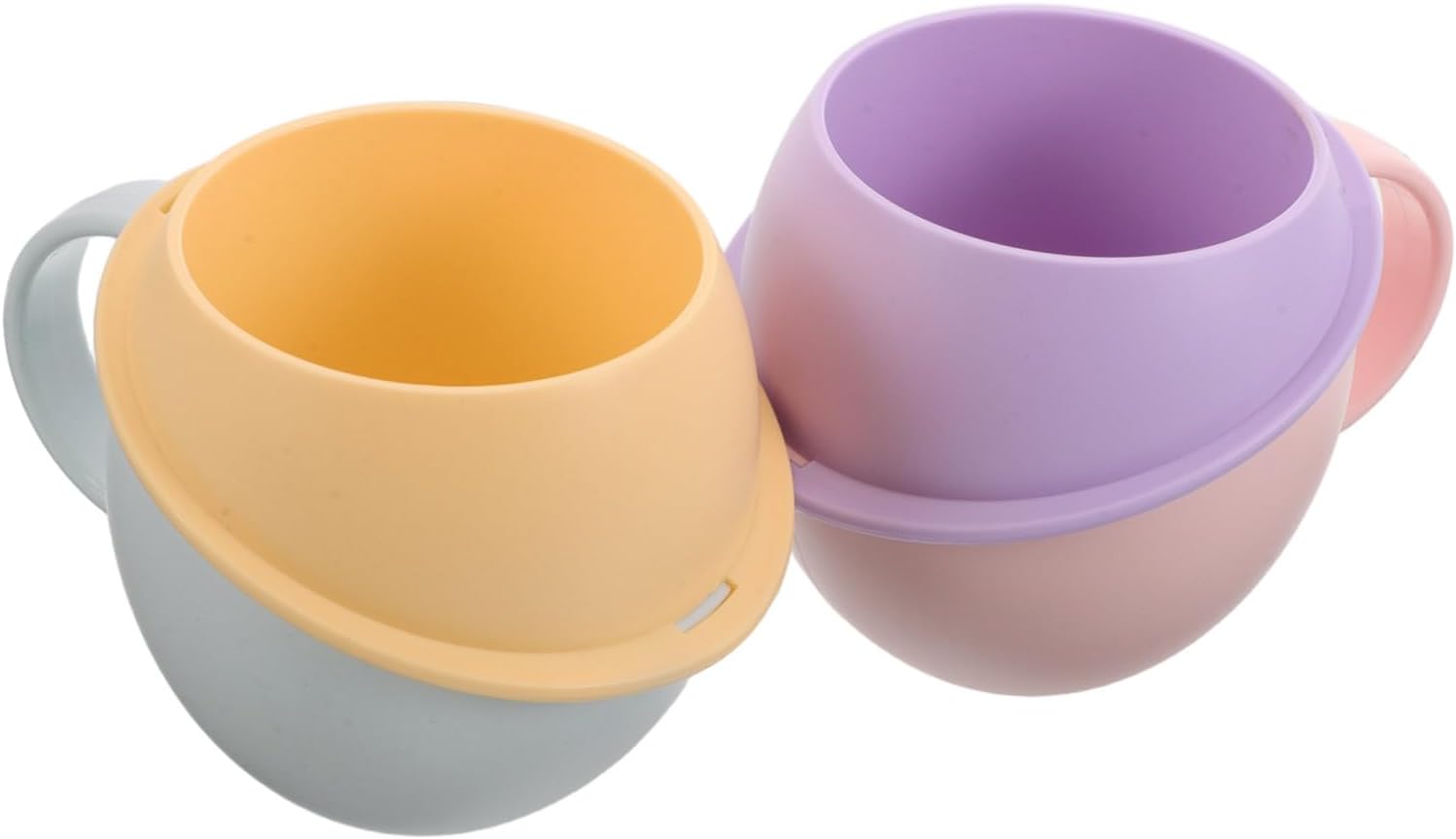 Cabilock 2Pcs Capacity Mouthwash Cup with Handle