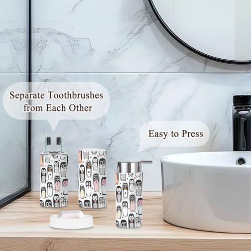 Bathroom Accessories Set for Kids 6 Pcs
