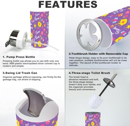6-Piece Bathroom Accessories for Kids Babies