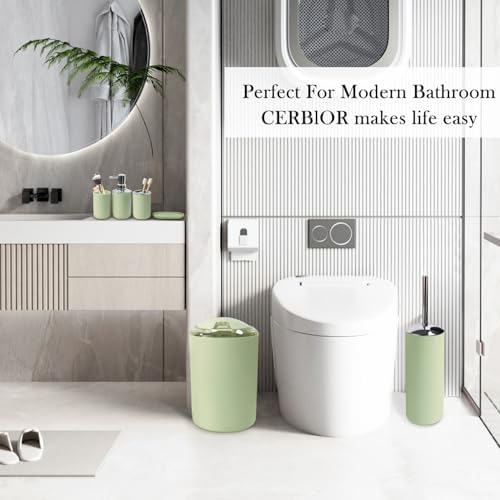 Elegant 6-Piece Bathroom Set with Durable plasticEnumerable