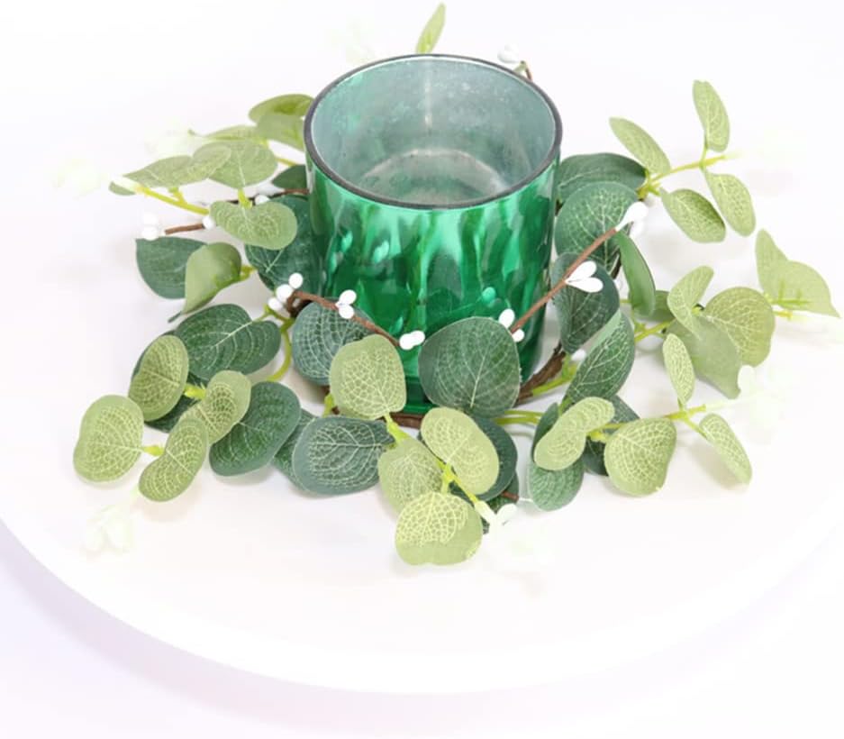 Eucalyptus Candleholder Halloween Decor Farmhouse Tabletop