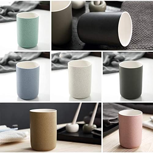 Art Ceramic Mouthwash Cup Stylish Multi-Colour Design for Home Hotel Use
