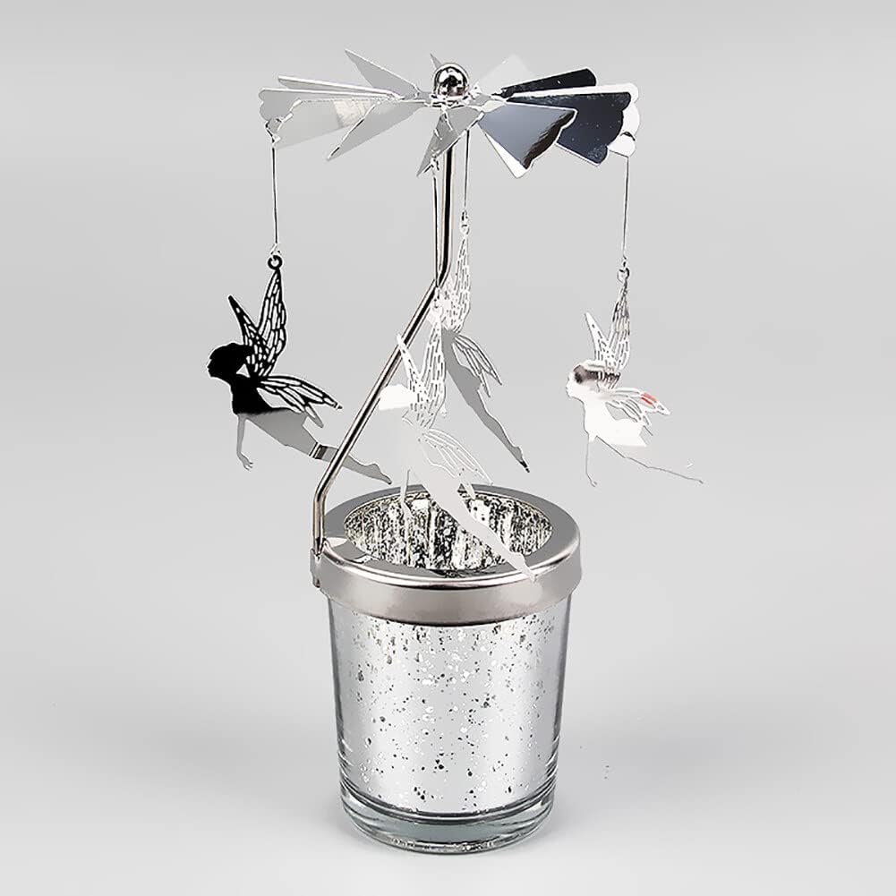 Eforcase Rotary Spinning Tea Light Holder