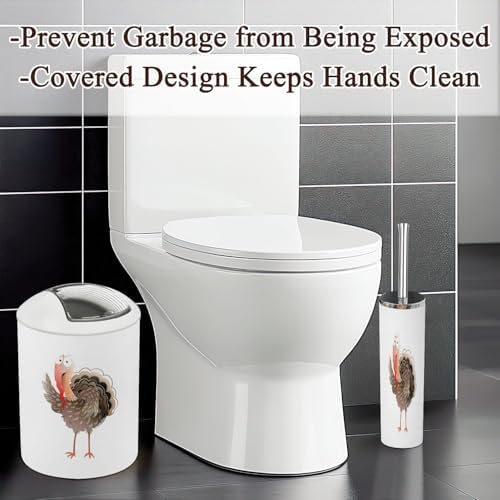 Cute Turkey Bird Bathroom Accessories Set for Kids